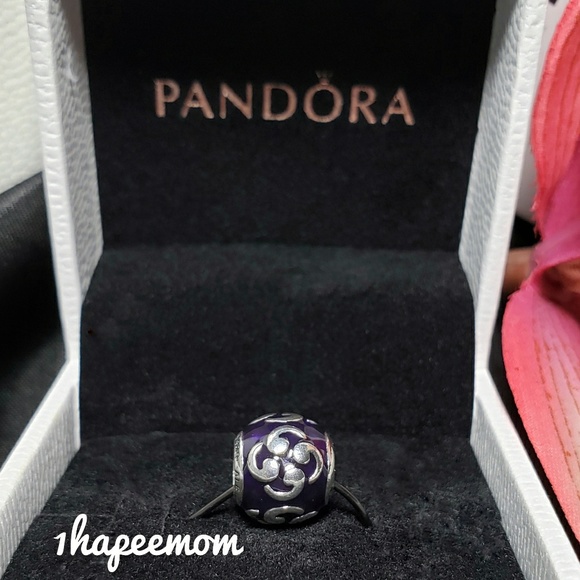 Pandora Jewelry - Pandora Charm Zen Purple Enamel Authentic .925
